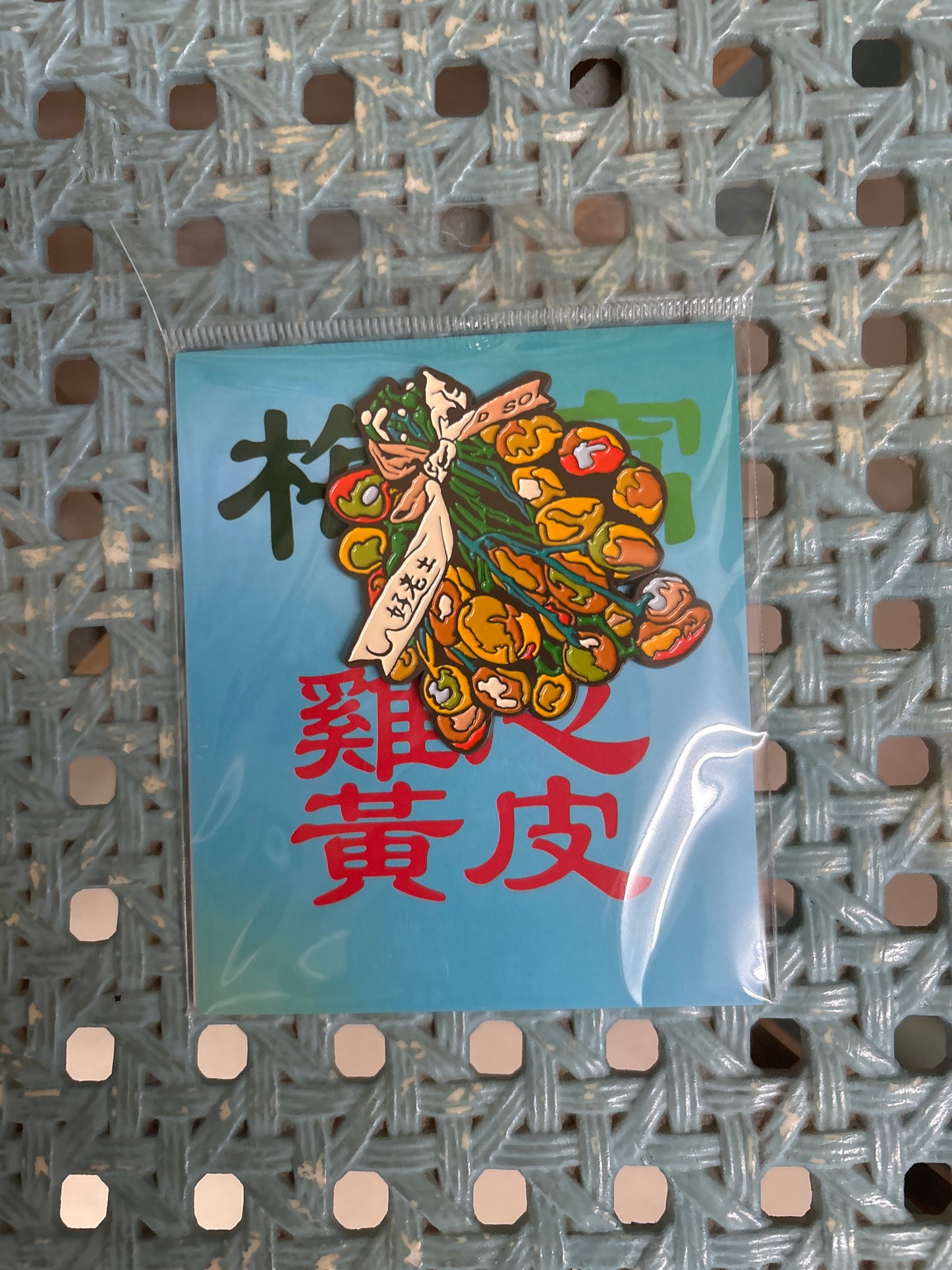 黃皮磁石貼